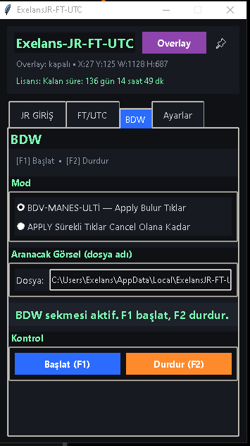 BDW Etkinlik Modülü